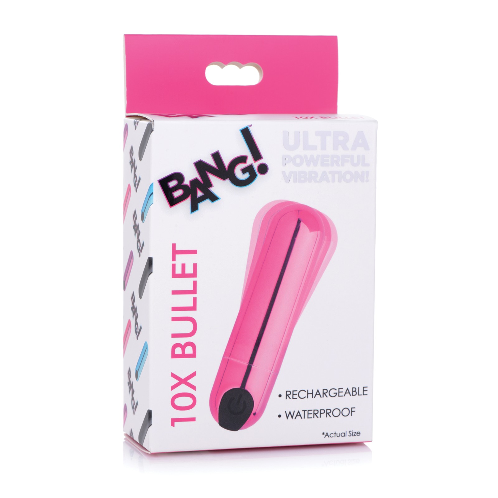 Bang! Rechargeable Vibrating Bullet Pink