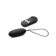 Bang 28X Nubbed Silicone Egg with Remote Control Black