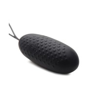 Bang 28X Nubbed Silicone Egg with Remote Control Black