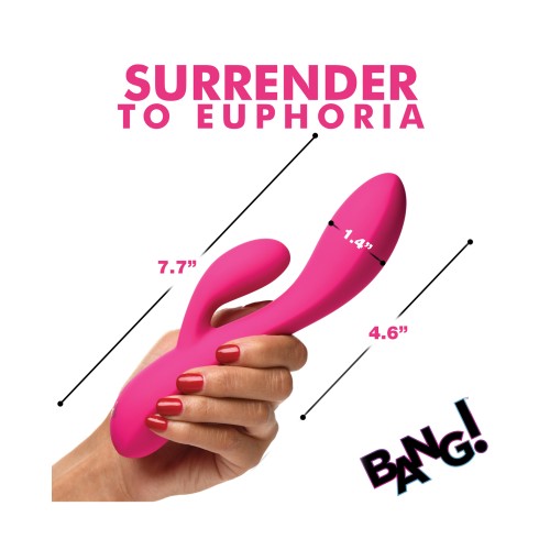 Bang! Conejito de Silicona Flexible 10X - Rosa