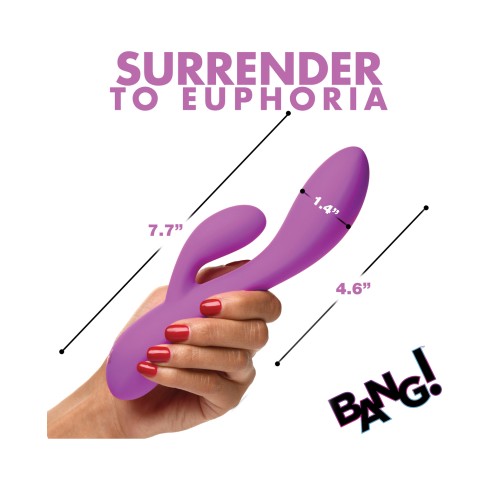 Bang! 10X Flexible Silicone Rabbit | Purple