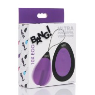 Bang! 10X Silicone Vibrating Egg - Ultimate Pleasure