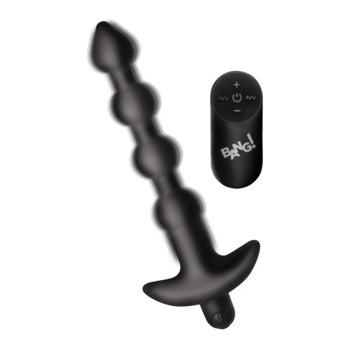 Bang 28X Vibrating Silicone Anal Beads - Exciting Experience