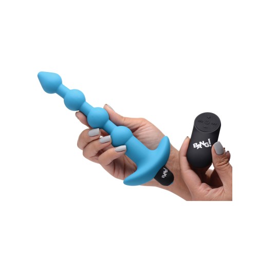 Bang! 28X Vibrating Silicone Anal Beads for Ultimate Pleasure