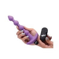 Bang 28X Vibrating Silicone Anal Beads Purple