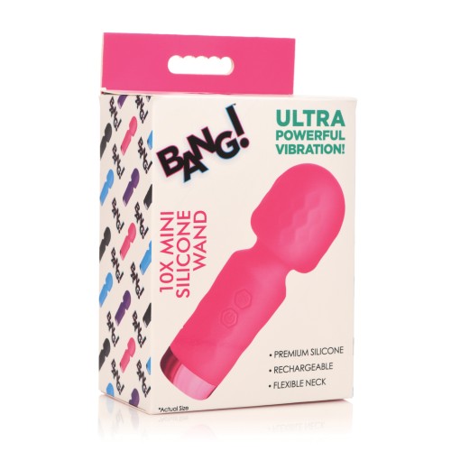 Bang! Mini Varita de Silicona 10X para Placer Discreto