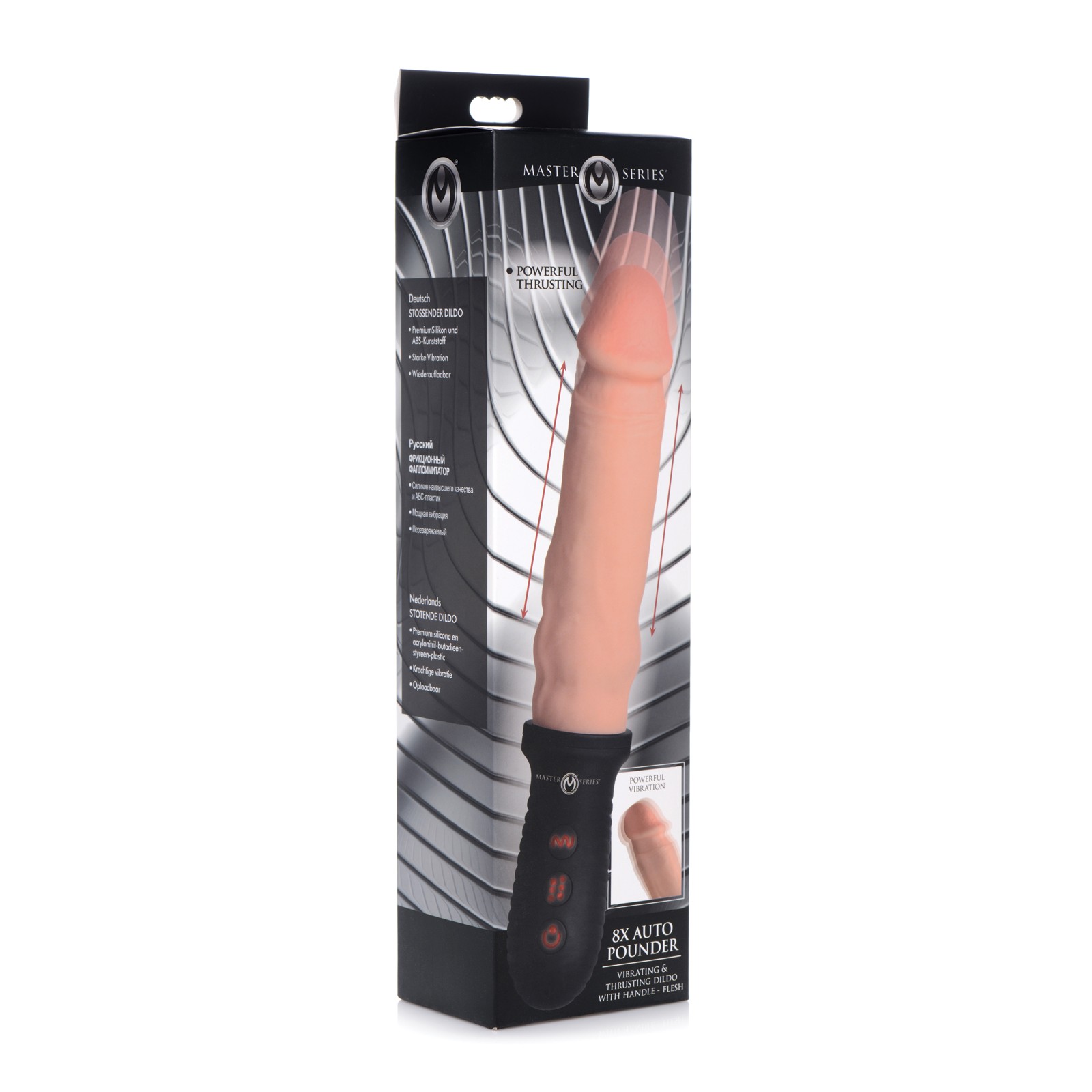 Dildo Automático Pounder Master Series Flesh