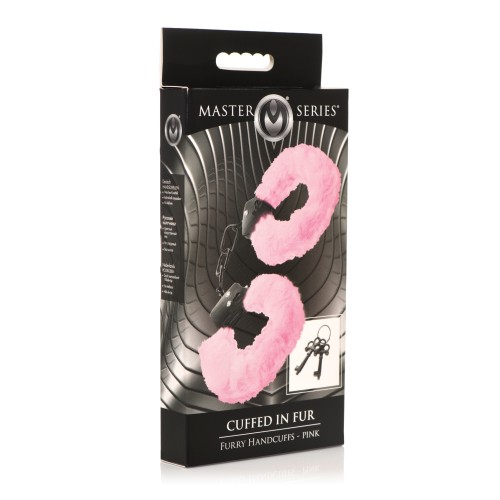 Furry Pink Handcuffs Soft Durable Sensation