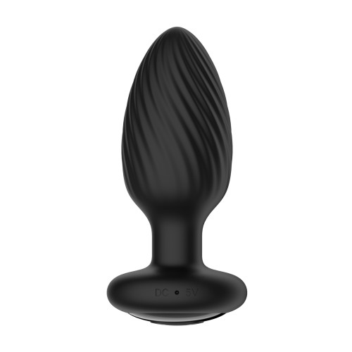 Nexus Tornado Plug Anal Rotatorio y Vibrante con Control Remoto - Negro