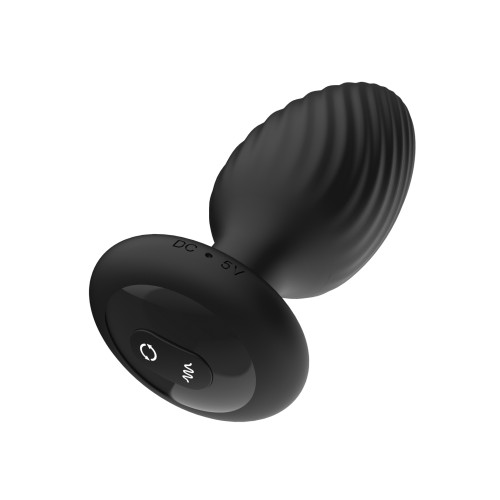 Nexus Tornado Plug Anal Rotatorio y Vibrante con Control Remoto - Negro