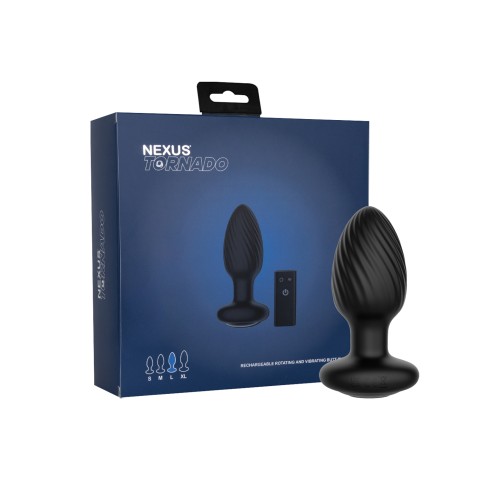 Plug Anal Rotatorio Nexus Tornado con Control Remoto para Placer Intenso