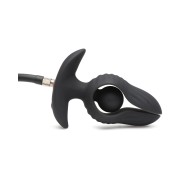 Plug Anal Inflable Vibratorio Dark Pearl