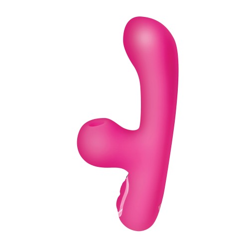 Bang 10X G-Spot Rabbit Vibrator Suction Pink