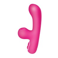 Vibrador Conejito G-Spot Bang 10X con Succión Rosa