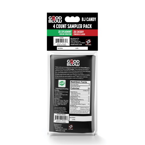 Good Blow BJ Sampler Pack - Pack of 4, Spearmint/Cherry