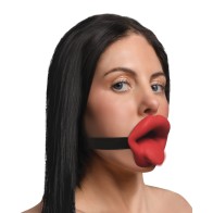 Gag Vibrante de Boca Sissy de Master Series Rojo