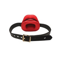 Master Series Vibrating Sissy Mouth Gag Red