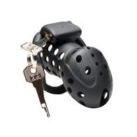 Master Series Lock Down Chastity Cage - Black