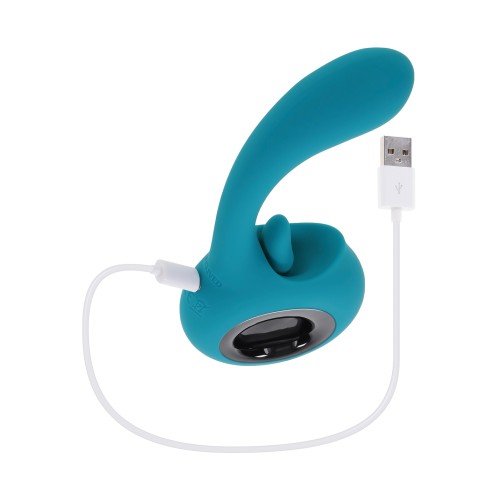 Evolved How Many Licks G Spot Vibrator Teal