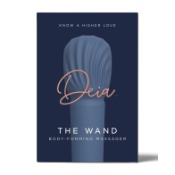 Deia Wand with Recharge Base - Navy Silicone