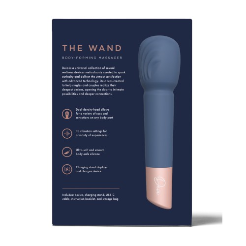 Deia Wand with Recharge Base - Navy Silicone