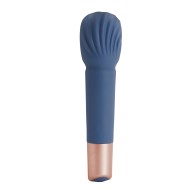 Deia Wand with Recharge Base - Navy Silicone