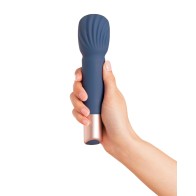 Deia Wand with Recharge Base - Navy Silicone