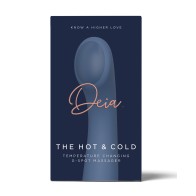 Deia Hot Cold Vibrator Navy for Temperature Play