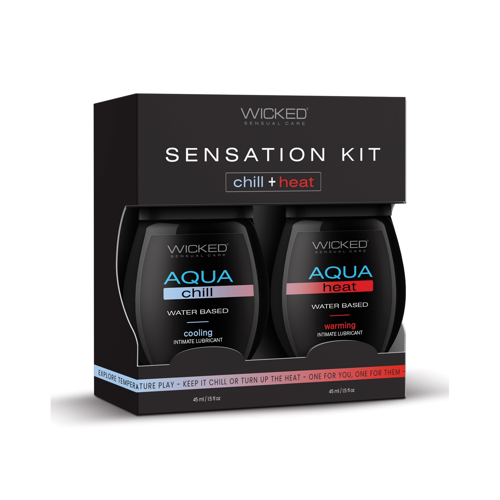 Kit de Sensaciones Wicked Sensual Care Frío Calor