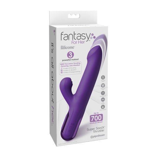 Vibrador Super SoniX Thruster para Mujeres