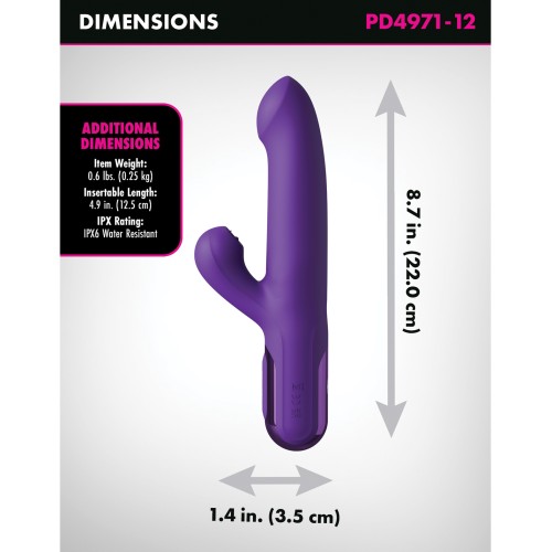 Vibrador Super SoniX Thruster para Mujeres