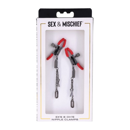 Ex's & O's Nipple Clamps