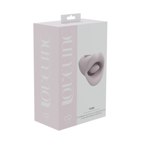 Shots Loveline Kiss Suction Vibe Pink