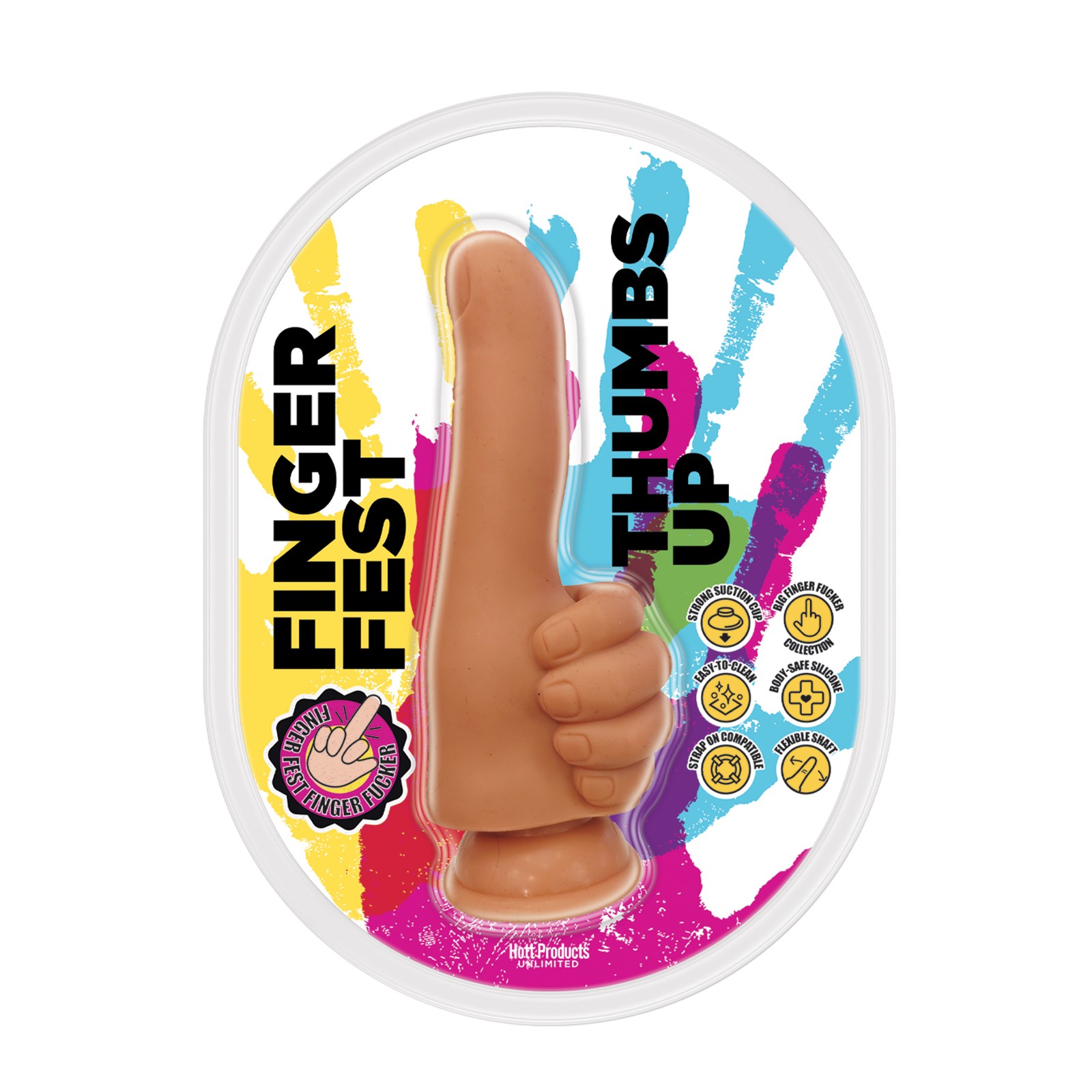 Finger Fest Thumbs Up Dildo - Fun and Playful