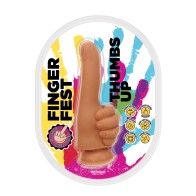 Finger Fest Thumbs Up Dildo - Fun and Playful