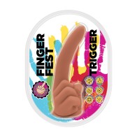 Dildo Finger Fest Trigger Beige