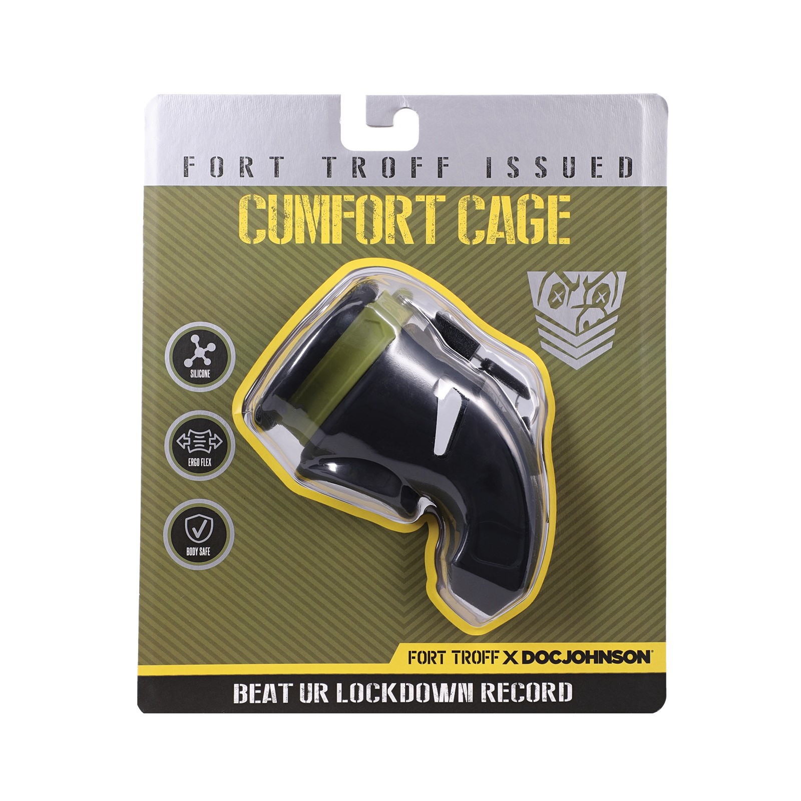 Cárcel de Chastidad Fort Troff CUMfort Cage - Negra