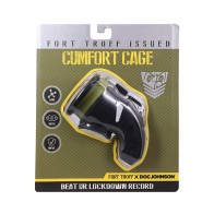 Cárcel de Chastidad Fort Troff CUMfort Cage - Negra