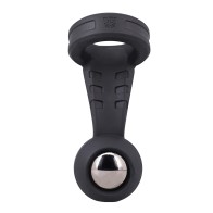 Fort Troff Swing N' Hang Estirador de Testículos de Silicona Negro