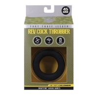 Fort Troff Rev Cock Throbber Vibrating Cock Ring - Black