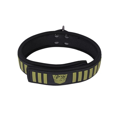 Collar Táctico Fort Troff con Correa - Negro/Verde