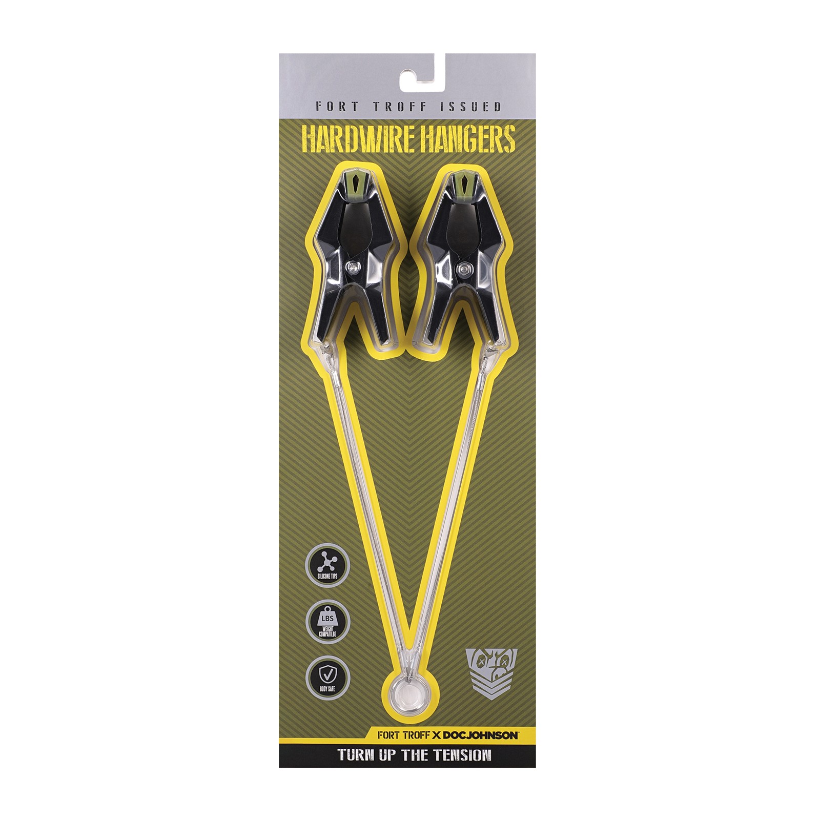 Pinzas para Pezones Hardwire Hanger Fort Troff para Juego Intenso