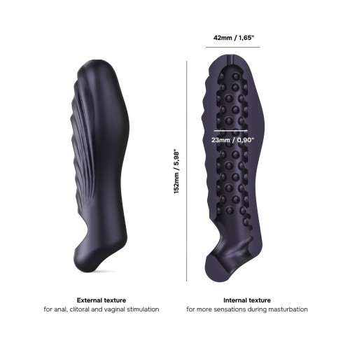 Manwan RYZER Penis Sleeve Black Plum