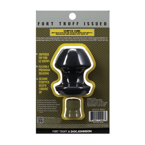 Fort Troff Kum Keeper Anal Plug - Medium, Black