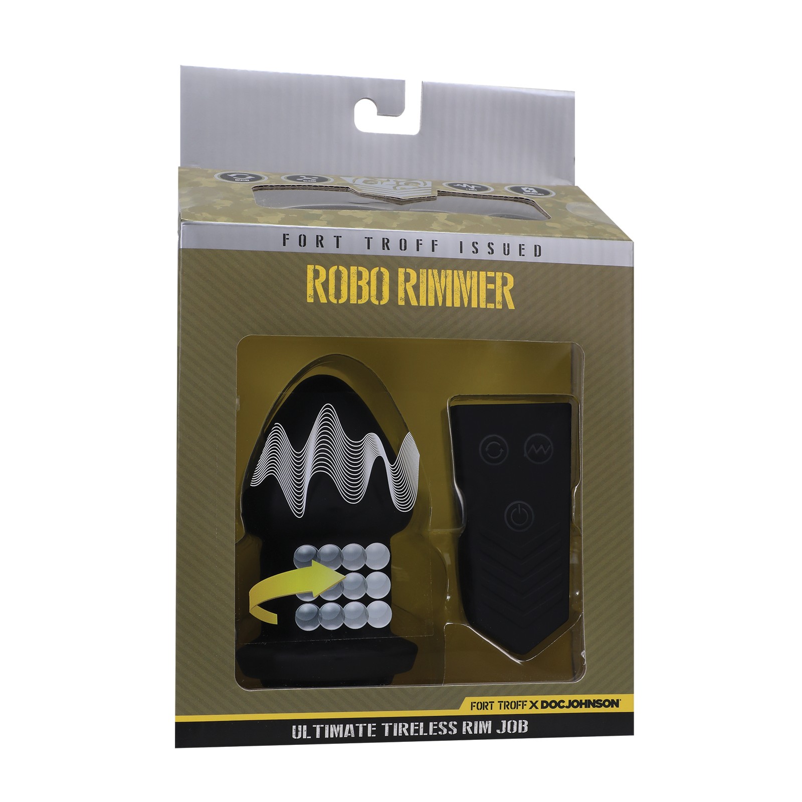 Fort Troff Robo Rimmer Plug Anal - Vibración Potente