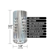 MSTR B8 Clear-View Beaded Stroker - Placer Emocionante en Solitario