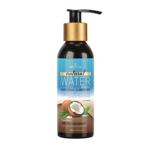 Lubricante Personal Sensuva a Base de Agua Coco Exótico 4 oz