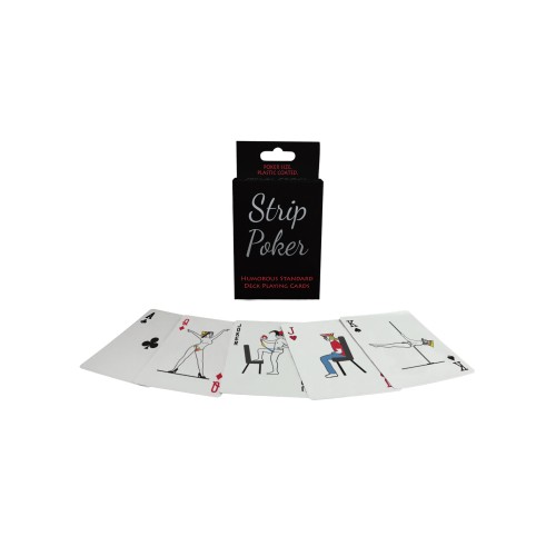 Strip Poker Playing Card Deck