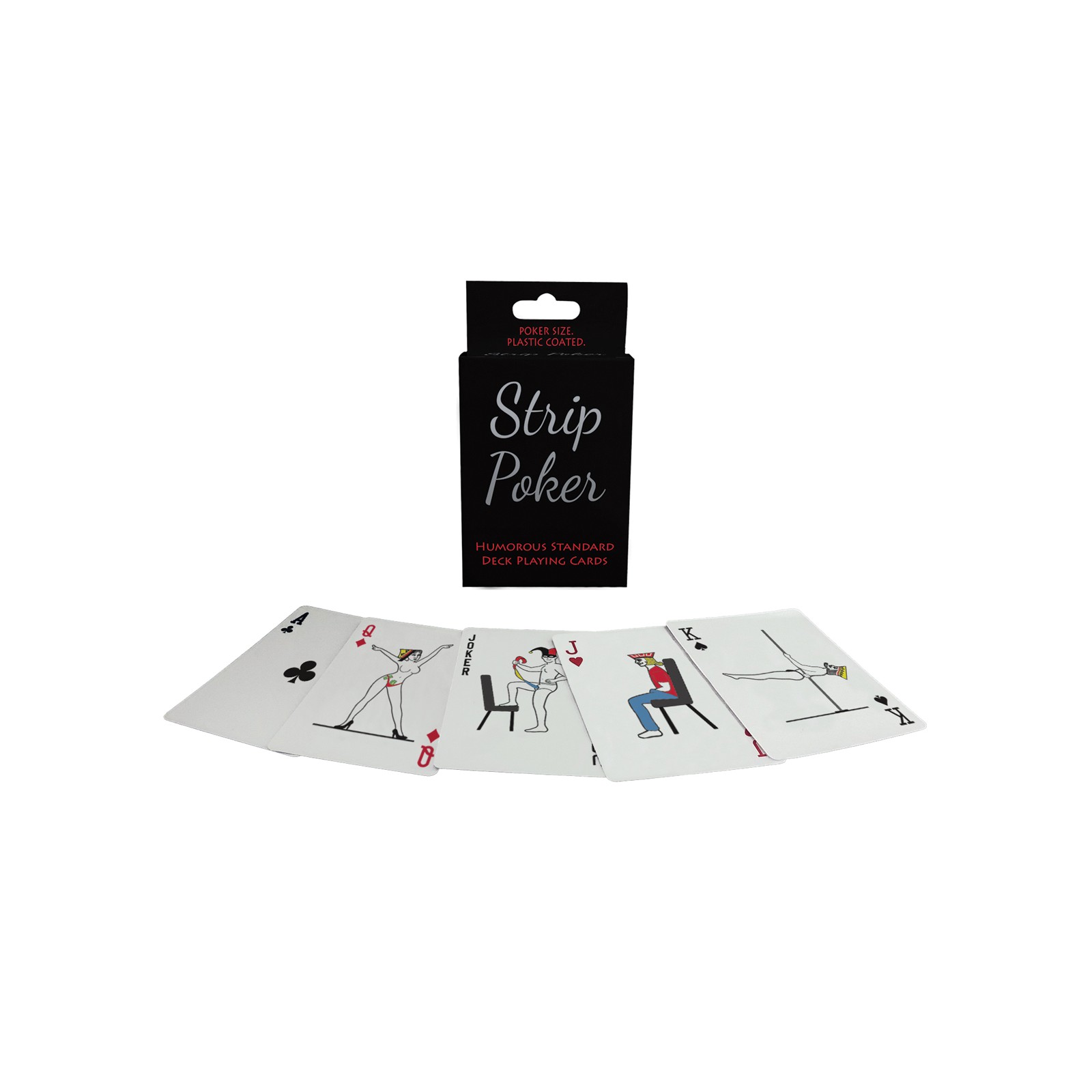 Strip Poker Playing Card Deck