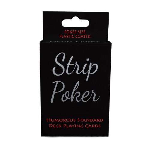 Strip Poker Playing Card Deck